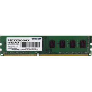 Patriot Signature Line 4GB 1600MHz DDR3 Single Rank Desktop Memory (PSD34G160081) – product image