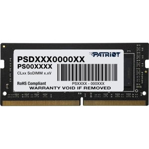 Patriot Signature Line 4GB DDR4 2666MHz Single Rank SODIMM Notebook Memory (PSD44G266681S) – product image