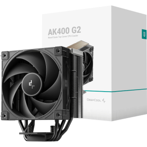 DeepCool AK400 G2 Dark 120mm CPU Air Cooler - Black (R-AK400G2-BKNNMN-GJD) – product image