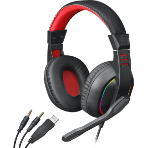 Redragon Over-Ear ARES Aux RGB Gaming Headset - Black (RD-H120-RGB) – product image