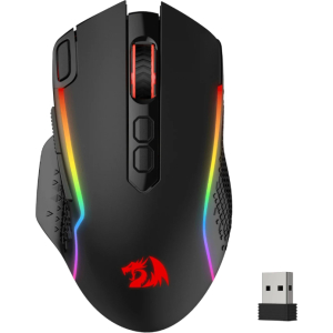 REDRAGON Taipan Pro 10000DPI RGB Wireless Gaming Mouse - Black (RD-M810RGB-PRO) – product image