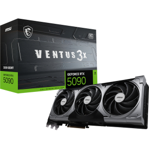 MSI GeForce RTX 5090 VENTUS 3X OC 32G Graphics Card (RTX5090VENTUS3XOC32GB) – product image