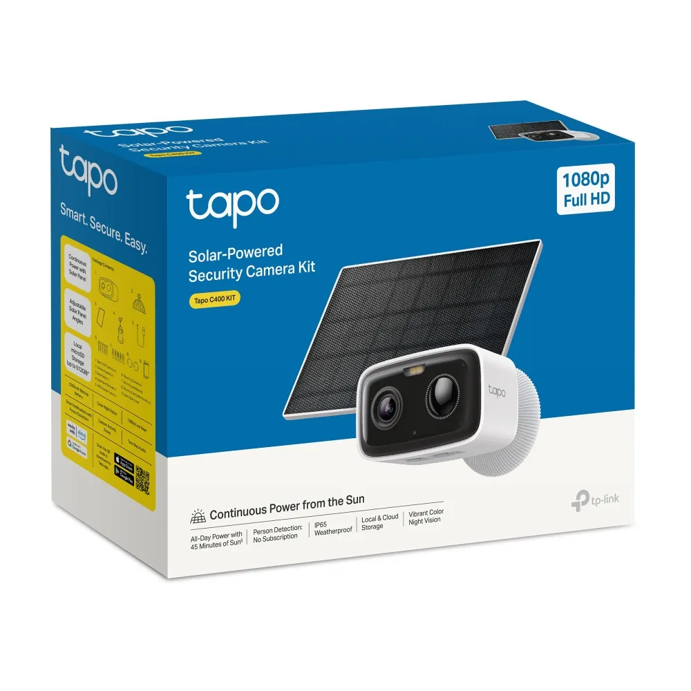 TP-LINK SOLAR-POWERED WI-FI SECURITY CAMERA KIT | TAPO C400 KIT - Image 3