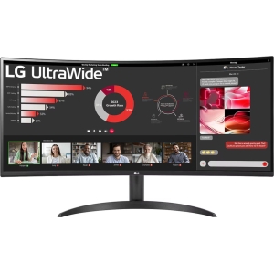 LG UltraWide 34" QHD VA Curved Monitor 100Hz (34WR50QK-B.AFB) – product image