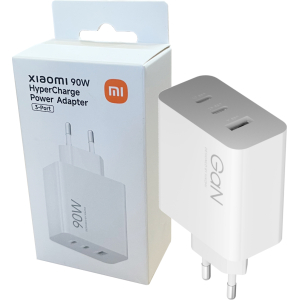 Xiaomi 90W HyperCharge 3-Port Fast Charger – White (BHR087MEU) – product image