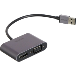 UGREEN CM449 USB-A to HDMI + VGA 1080P Display Adapter (CM449-20518) – product image