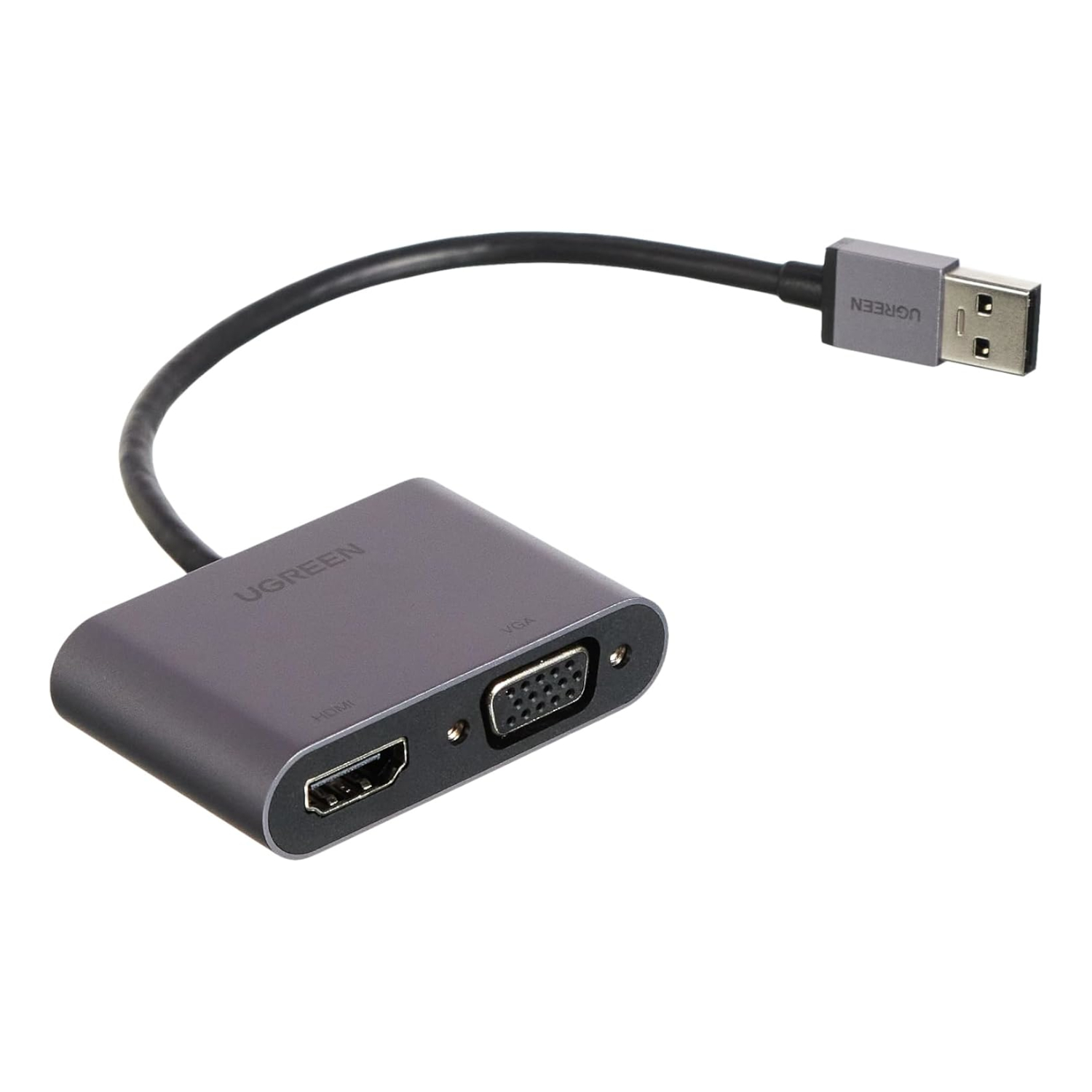 UGREEN CM449 USB-A to HDMI + VGA 1080P Display Adapter (CM449-20518) – product image