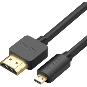 UGREEN HD127 Micro HDMI to HDMI 2.0 Cable 1.5M - Black (HD127-30102) – product image