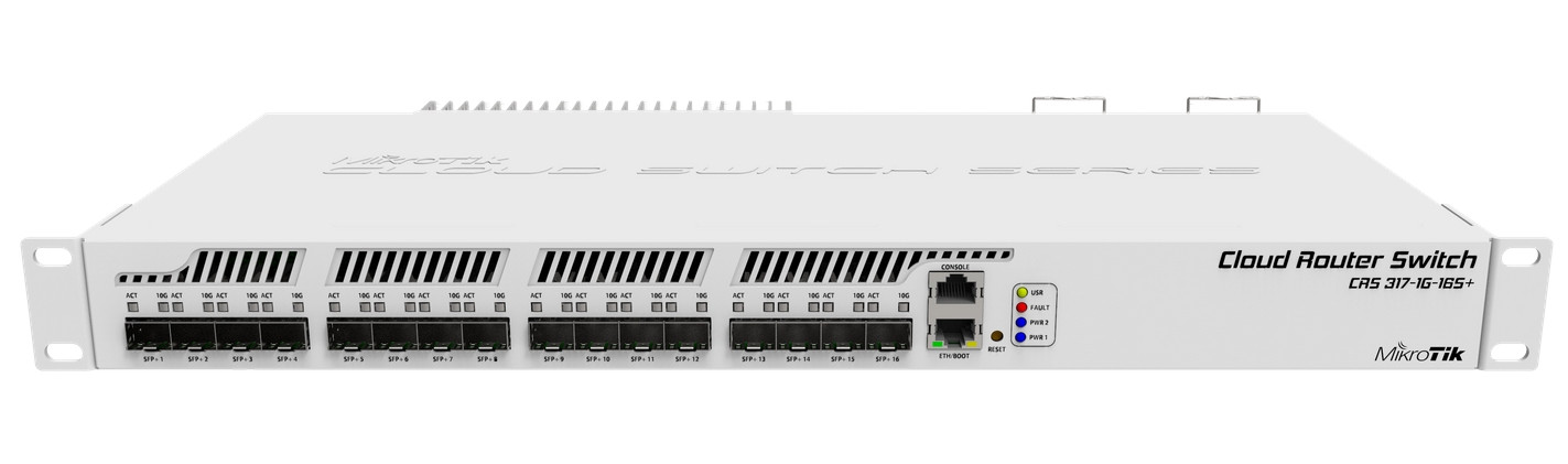 MIKROTIK CRS317-1G-16S+RM - CLOUD ROUTER SWITCH DUAL BOOT SWOS/ROUTEROS - Image 2