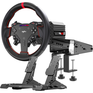 PXN VD6 Direct Drive Sim Racing Wheel | PD-HM Dual Pedal | Z9 Clamp Bundle (PXN-VD6BUNDLEABT) – product image