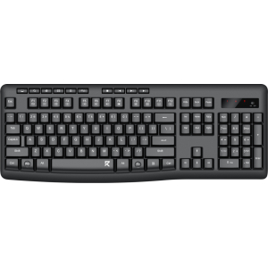 Redragon BK-7367 Full-size Ergonomic Wireless Membrane Office Keyboard - Black (RD-BK-7367) – product image