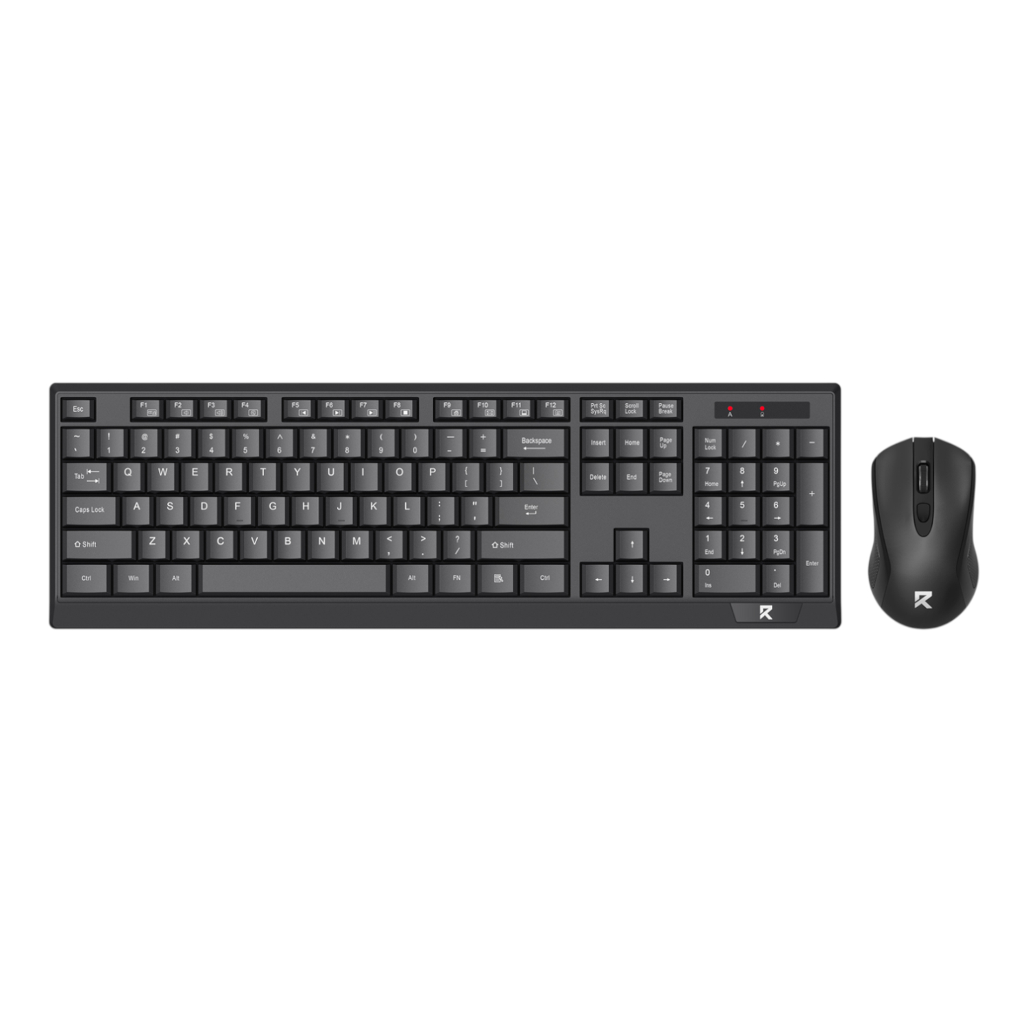 Redragon BS-8343A Wireless Keyboard and Mouse Combo - Black (RD-BS-8343A) – product image