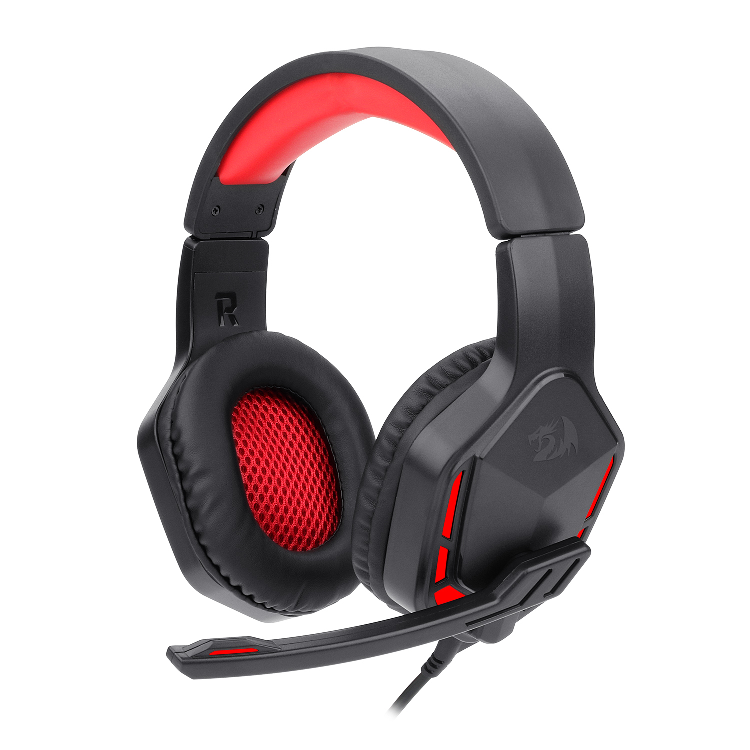Redragon H220 THEMIS LED Wired Over-ear Gaming Headset – Black (RD-H220) – product image