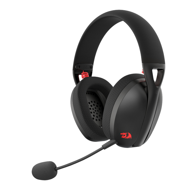 REDRAGON Over-Ear IRE BT5.2 Wireless Gaming Headset - Black (RD-H848) – product image
