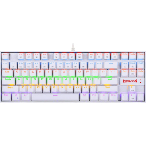 REDRAGON KUMARA Mechanical 87 Key|RGB Backlit Gaming Keyboard - White (RD-K552W-RGB) – product image