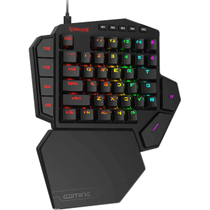 REDRAGON Diti Elite Pro One-Handed RGB Wireless Mechanical Gaming Keyboard - Black (RD-K585RGB-PRO) – product image