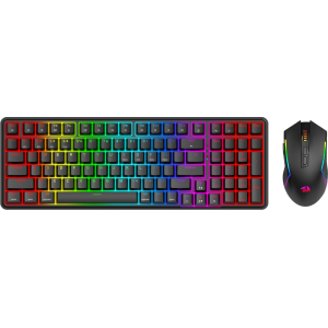 Redragon S162 RGB 3-Mode Wireless Mechanical Gaming Keyboard and Mouse Combo - Black (RD-S162) – product image