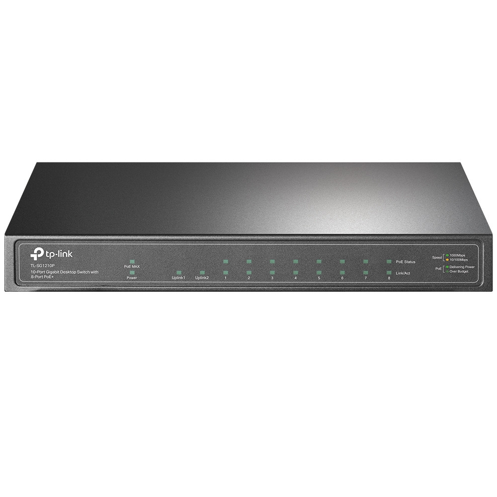TP-LINK 10-PORT GIGABIT POE+ SMART SWITCH | TP-SG1210P - Image 2