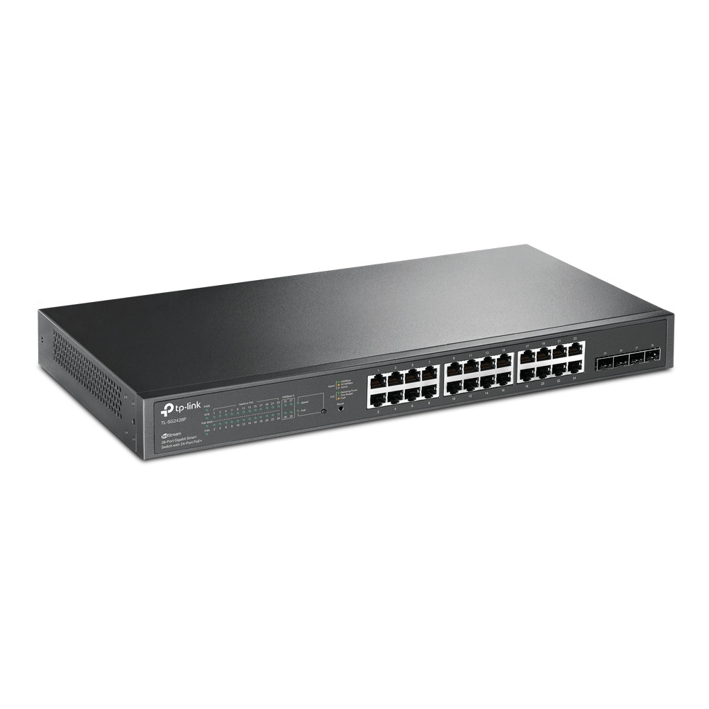 TP-LINK JETSTREAM 24-PORT GIGABIT SMART POE+ SWITCH - Image 2