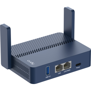 Cudy AX3000 2.5G Wi-Fi 6 Mini VPN Travel Router - Navy Blue (TR3000) – product image