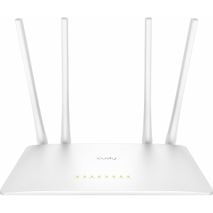 Cudy WR300S 300Mbps 5-Port Wi-Fi 4 Router – White (WR300S) – product image