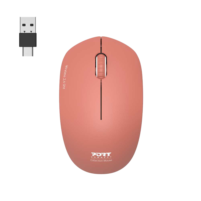 Port Connect MOUSE COLLECTION II WIRELESS Terracota (900542) – product image