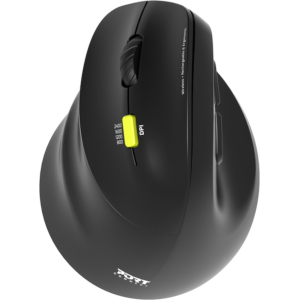 Port Connect Ergo Shape Rechargeable Wireless Mouse (910008) – product image