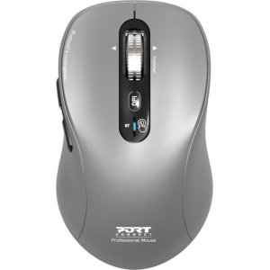 Port Connect Wireless Bluetooth Expert and Mac Mouse - Grey (910201) – product image