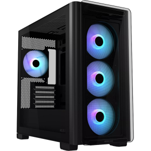 Asus A23 PLUS ARGB Micro-ATX Gaming Chassis - Black (A23PLUS-BK) – product image