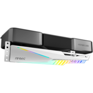 Antec Dagger ARGB GPU Support Bracket - White (AT-HGPUH-ARGB-W) – product image