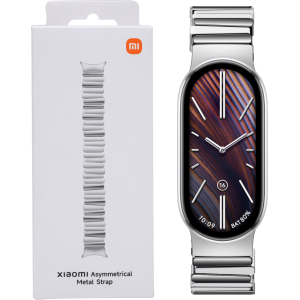 Xiaomi Smart Band 10 Asymmetrical Metal Strap – Silver (BHR07YHGL) – product image