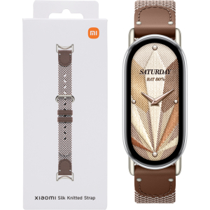 Xiaomi Smart Band 10 Knitted Silk Strap - Feather Brown (BHR07YJGL) – product image