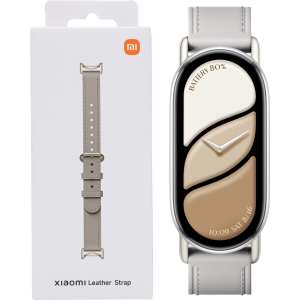 Xiaomi Smart Band 10 Leather Strap - Grey (BHR07YLGL) – product image