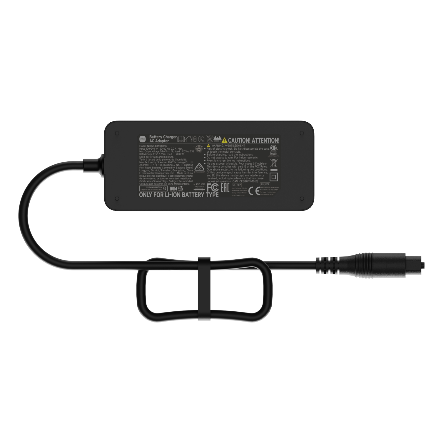 Xiaomi Electric Scooter Fast Charger 2 (BHR08USGL) – product image