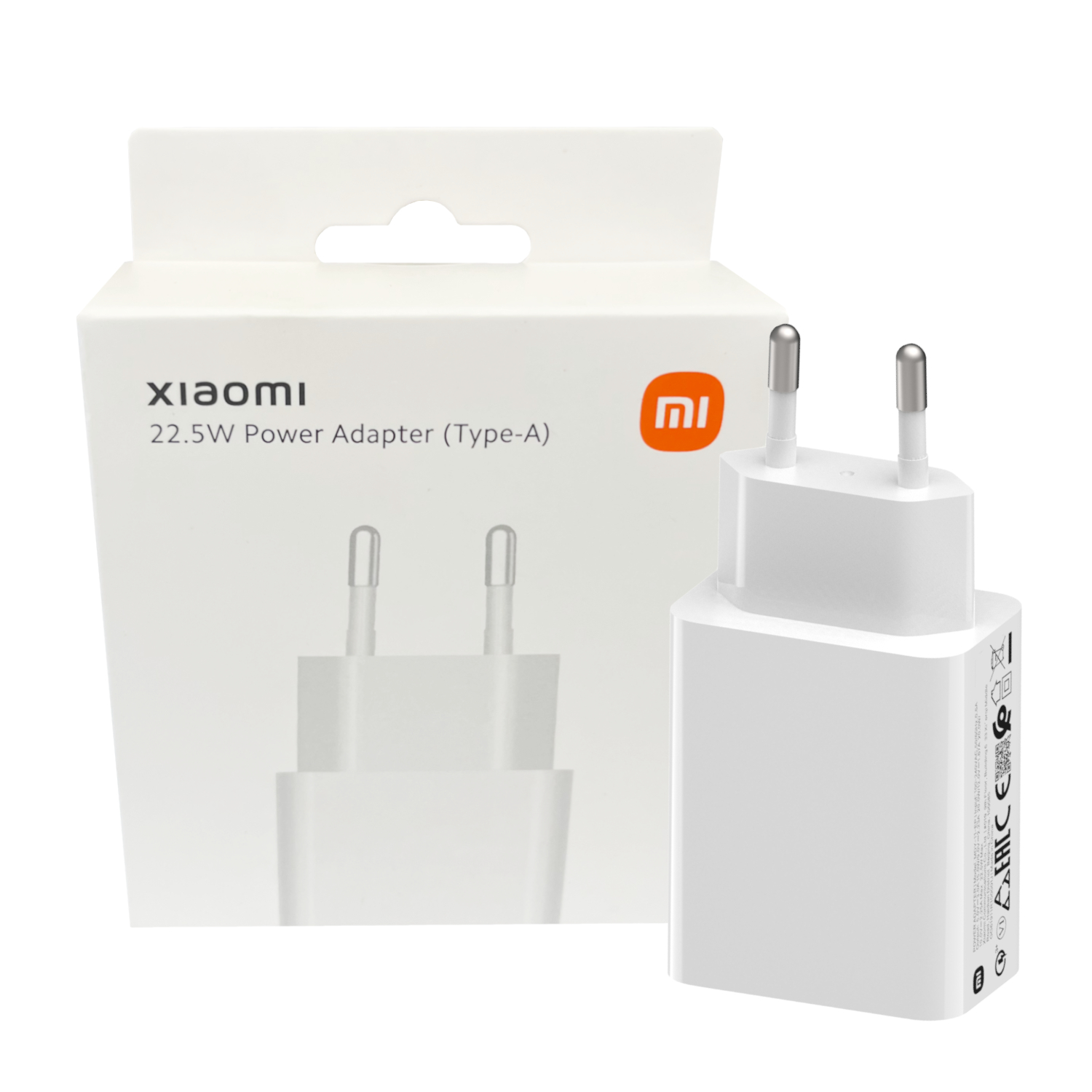 Xiaomi 22.5W Fast Charge Power Adapter (Type-A)-White (BHR7757EU) – product image