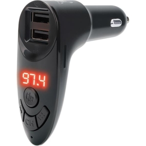 102315 | Manhattan Bluetooth FM Transmitter with Dual USB Ports - product image