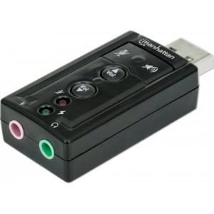 152341 | Manhattan Hi Speed USB 3D 7.1 Sound Adapter - product image
