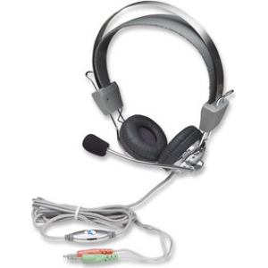 175517 | Manhattan Stereo Headset with Microphone & volume control - product image