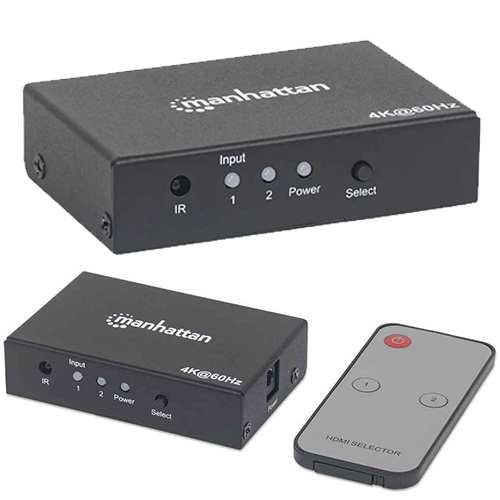 207867 | Manhattan 4K 2-Port HDMI Switch - product image