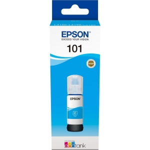 T03V24A | The Epson EcoTank Cyan Ink Bottle (70ml) - product image