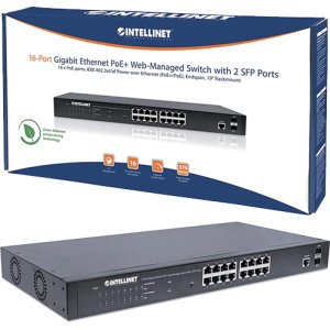561198 | Intellinet 16-Port Gigabit Ethernet PoE Plus - product image