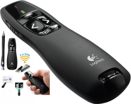 910-001356 | Logitech R400 Presenter - (Red - product image