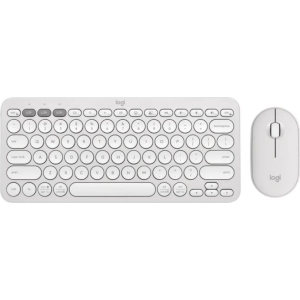 920-012240 | Logitech Pebble 2 Keyboard & Mouse Combo - White - product image