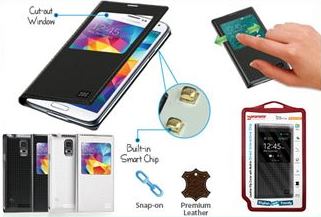 6959144011943 | Promate Admin S5 Bookcover with clip Colour:White - product image
