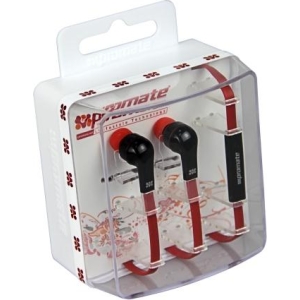 0161815121189-B | Promate Red Aurus Universal Handsfree Stereo earphone - product image