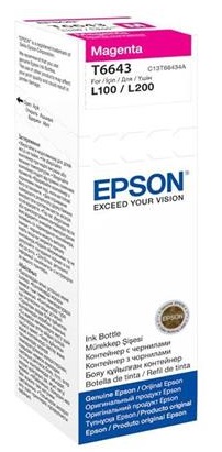 ET66434A | Epson T6643 Magenta Ink Bottle 70ml For L110 L300 L210 L355 - product image