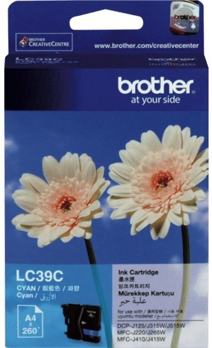 C39Y | Brother DCPJ125 and MFCJ220 Yellow Cartridge - product image