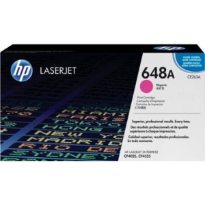 Ce263a | HP 648A Magenta LaserJet Toner Cartridge - product image