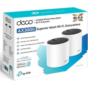 DECO-X55-2-PACK | TP Link Deco X55 (2-pack) AX3000 Whole Home Mesh Wi-Fi 6 System - product image