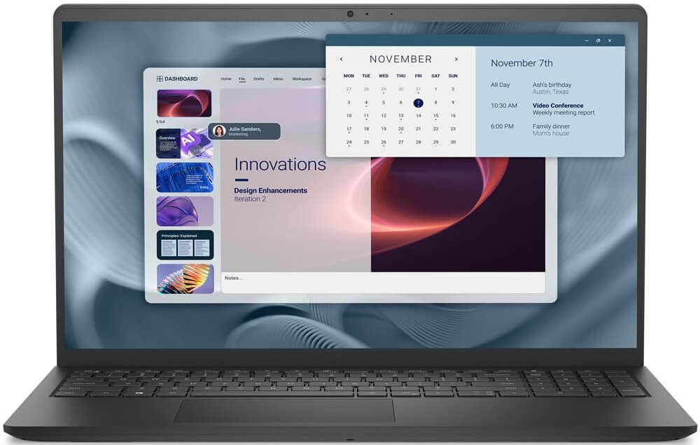 PV15250-RPLU-007-P | Dell Pro 15 Essential Intel Core i7 Professional Laptop - product image